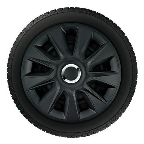 Copricerchi Auto Universali 16 Pollici Tech-one Stratos Rc Black 31608 - Foto 2