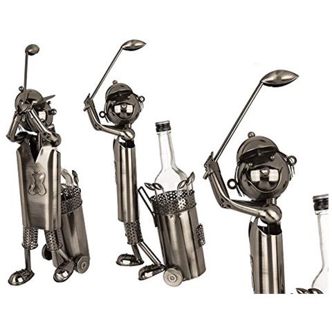 Portabottiglie Metallico Golfista V0000146 - Foto 2