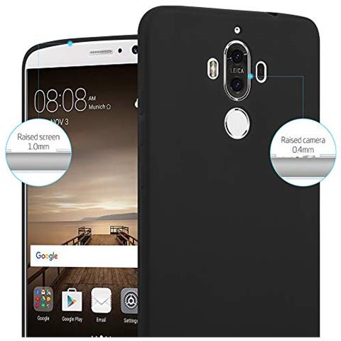 Custodia Compatibile Con Huawei Mate 9 In Candy Nero - Coperchio Protettivo In Silicone Tpu Flessibile - Foto 2