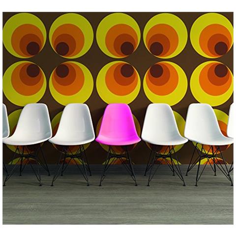 A. s. Cr? ation 701312 - Carta Da Parati In Tnt, Design Retr? Anni 70, Colore: Marrone / giallo / arancione - Foto 3