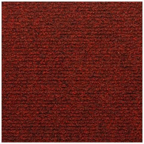 Tappetini per Scale Tessuto Agugliato 15 pz 65x21x4 cm Rossi - Foto 6