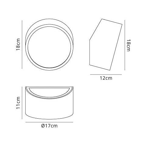 Mantra Illuminazion Mini Wall Lamp 2l Round 2 X Max Led G9 5w White - Foto 2