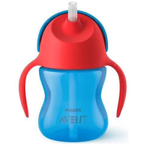 Avent Scf796 / 01 Cannuccia - 200ml - 9 Mesi + - Blu / Rosso - Cannuccia Flessibile - Foto 1