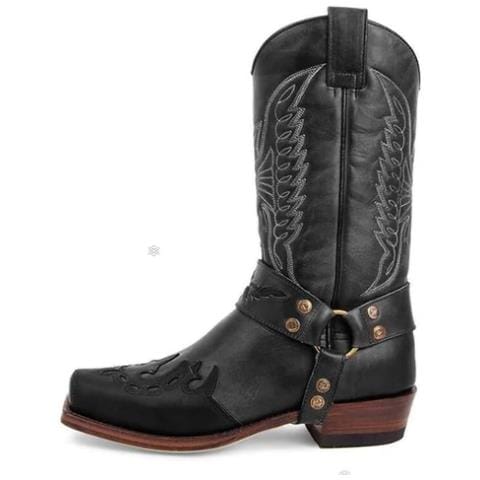 SLOWMOOSE - Stivali A Metà Polpaccio Da Uomo, Scarpe Casual Per Il Tempo  Libero Retrò Fatte A Mano, Scarpe Da Ginnastica [ nero / 8] - ePRICE