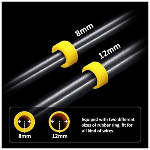 Impermeabile Scatola Di Giunzione Ip68 2-way Esterni Per Cavi Scatole Di Connessione Elettrica Con Terminale Esterno Accoppiatore Manica Per 4 Millimetri-12 Millimetri Diametro Del Cavo - Foto 2