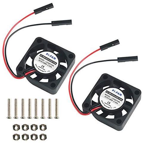 Lampone Pi Ventilatore Di Cc Senza Spazzola Ventilatore 3.3v 5v Dissipatore Di Separazione Terminale Per Raspberry Pi 4b 3b 3b Zero Zero W O Altro Robot Progetti (2 Pacchetti)  - Foto 1