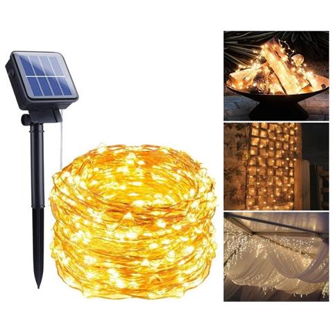 Anello Luminoso A Led Con Cella Solare 10 Metri   1 Confezione - Foto 15