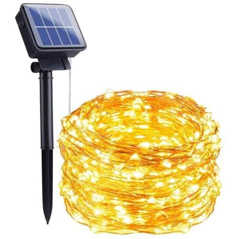 Anello Luminoso A Led Con Cella Solare 10 Metri   1 Confezione - Foto 1