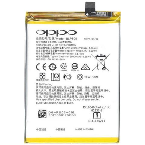 Batteria Litio Integrata Originale Blp805 Bulk Per A16 - A16s - A32 - A53 - A53s - A74 5g - A93 - Foto 1