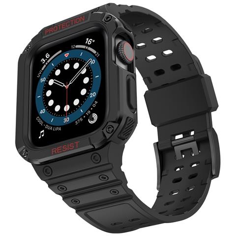 Cinturino Per Orologio Pc/tpu Nero  Apple Watch 1-7 Gen 42/44/45 Mm Multicolor - Foto 2