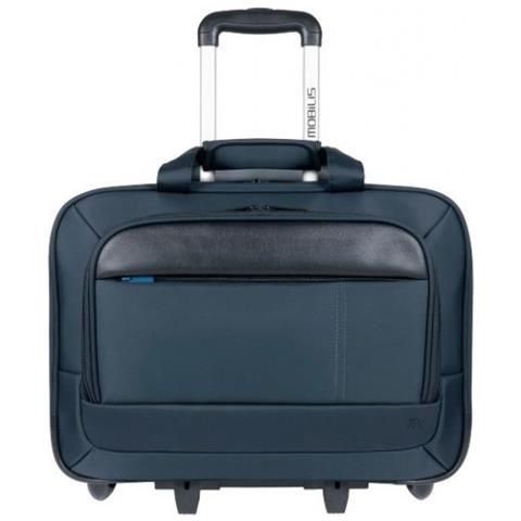 Borse per laptop Executive 3 40,6 cm (16") Custodia trolley Nero, Blu - Foto 1