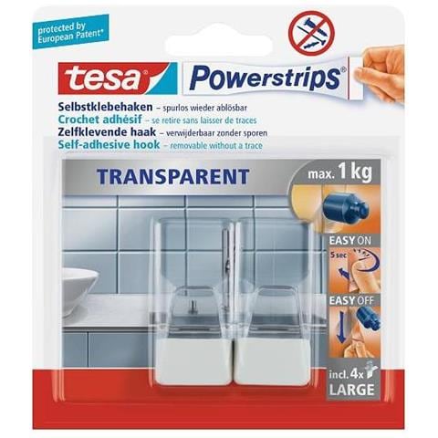 58811-00000 Gancio Da Cucina Per Interni Con Montaggio A Parete Trasparente - Bianco 2 Pezzo (i) (58811-00000-00) - Foto 2