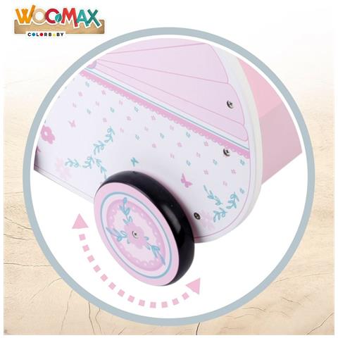 Carrozzina Per Bambole Rosa 39 X 46 X 26,5 Cm - Foto 6