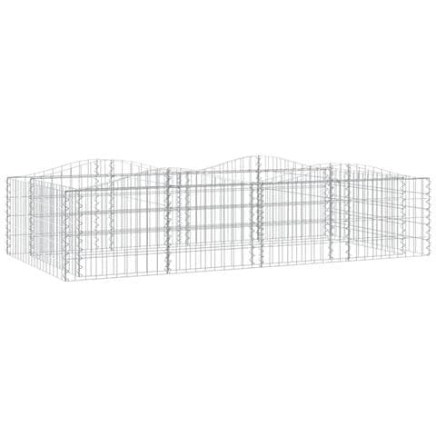 Gabbione Ad Arco Con Letto Rialzato 200x100x50 Cm Ferro Zincato - Foto 2