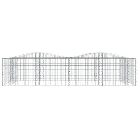 Gabbione Ad Arco Con Letto Rialzato 200x100x50 Cm Ferro Zincato - Foto 3