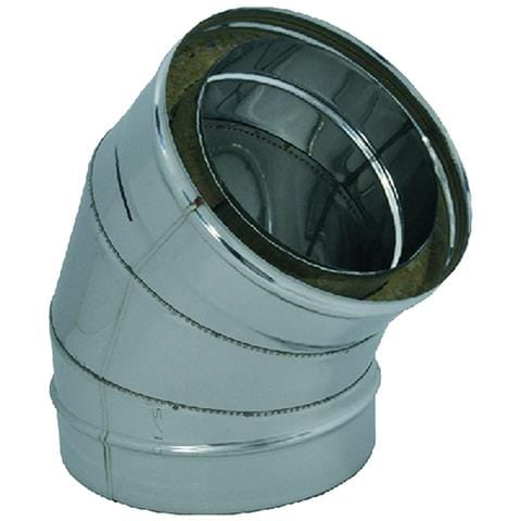 Gomito Doppia Parete A 45° Ø Cm 20/25 - Foto 1