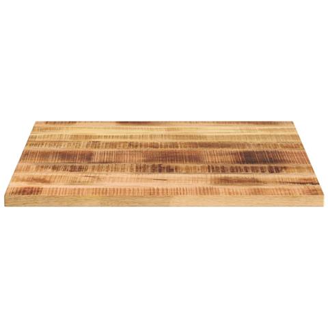 Piano Per Tavolo 80x80x1,5 Cm Quadrato Legno Di Mango Grezzo - Foto 3