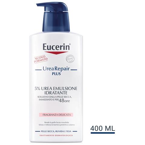 Urearepair Plus 5% Urea Emulsione Idratante Per Pelle Secca, Tesa E Ruvida Fragranza Delicata 400ml - Foto 1