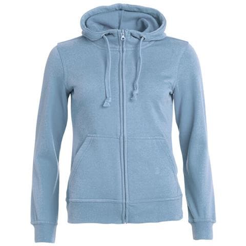 Basic Hoody Full Zip Lady Azzurro Xl - Foto 1