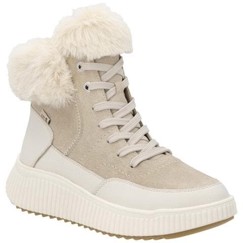 Beige Casual Closed Ladies Mid Height Boots Stivaletti Pelle Scamosciata /nabuk Scarpe Donna Beige Eu 39, W1773-62 - Foto 1