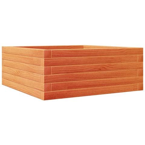 Fioriera Giardino Marrone Cera 60x60x23 cm Legno Massello Pino - Foto 10
