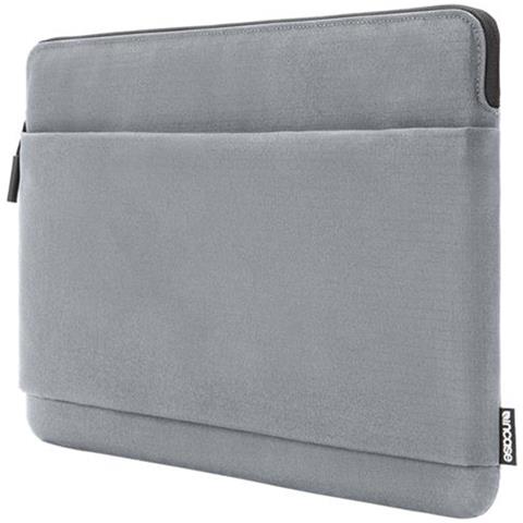 Custodia Per Macbook Pro 14 Pollici Con Zip In Poliestere, Grigio - Foto 5