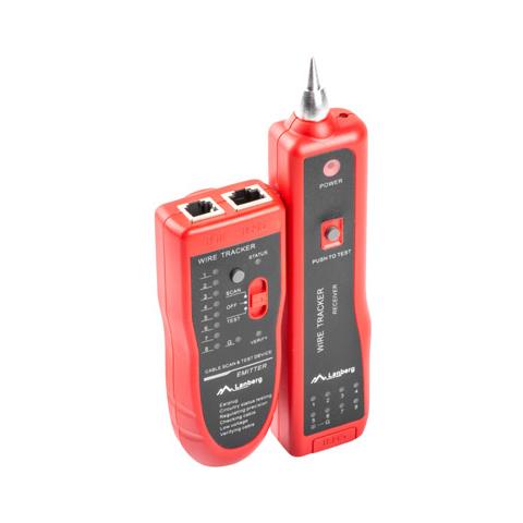 Lanberg Nt-0501 Tester Per Cavo Di Rete Nero, Rosso - Foto 1