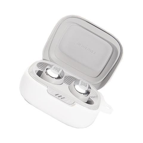 Custodia Protettiva Per Auricolari Bluetooth Con Moschettone White - Foto 2