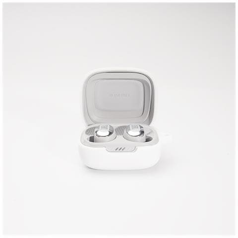Custodia Protettiva Per Auricolari Bluetooth Con Moschettone White - Foto 3