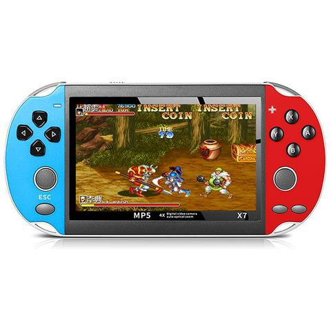 Console Per Videogiochi X7 64 Bit Con Giochi Classici Preinstallati. Schermo Da 4,3 Pollici, Lettore Multimediale, Fotocamera. - Foto 1