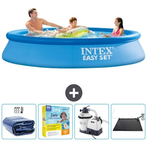 Piscina Fuori Terra - In Giro - 305x305x61 Cm - Blu - Include Accessori Coordinati Cb69 - Foto 1