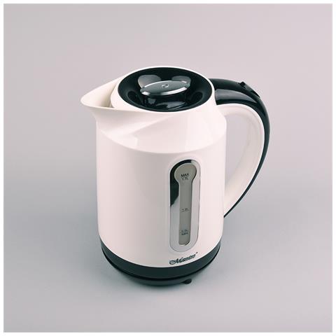 MR041 white bollitore elettrico 1,7 L 2000 W Nero, Bianco - Foto 1