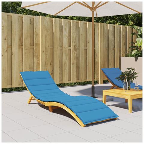 Cuscino Per Lettino Blu 200x70x3 Cm In Tessuto Oxford - Foto 8