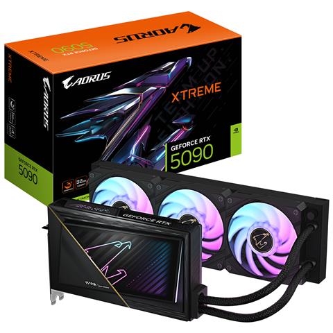 Aorus Geforce Rtx 5090 Xtreme Waterforce 32g Scheda Grafica - 32 Gb Gddr7, 512 Bit, Pci-e 5.0, 2655 Mhz Frequenza - Foto 2