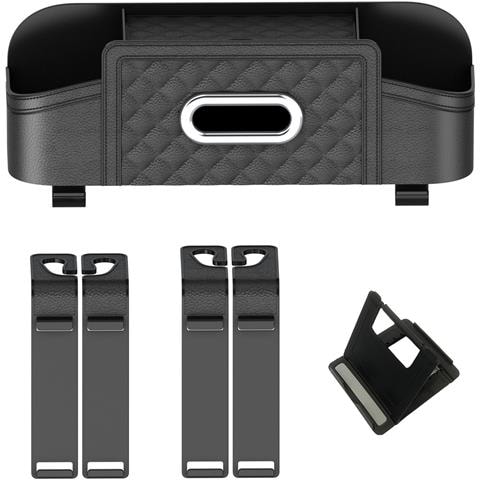 Organizzatore Per Sedile Posteriore Auto In Pelle Pu Nera - Foto 2