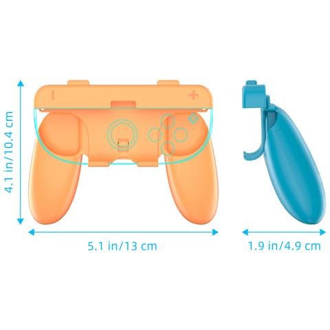 Impugnature Ergonomiche Comfort Per Nintendo Switch Joy-cons - Foto 6
