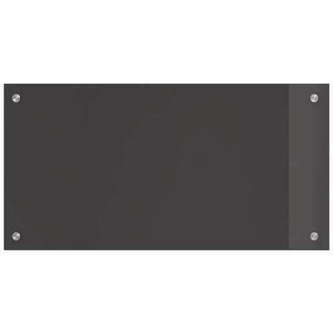 Schienale Cucina Grigio Scuro 80x40x0,6 cm in Vetro Temperato - Foto 2