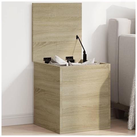Contenitore Rovere Sonoma 40x42x46 cm Legno Multistrato - Foto 2