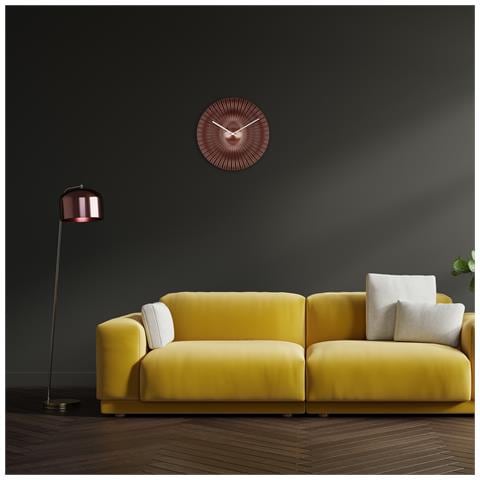 60.3520.51 orologio da parete e da tavolo Orologio atomico Rotondo Rame - Foto 2
