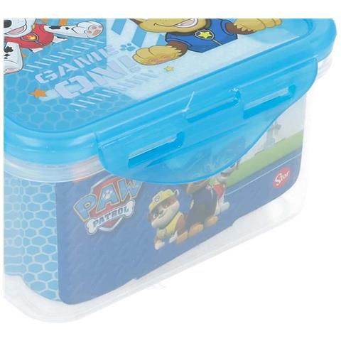 Contenitore Ermetico Per Alimenti Da 730 Ml Con Coperchio Richiudibile Per Bambini, Blu - Foto 2