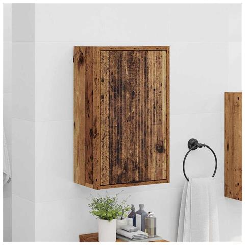 Mobile da Bagno con porta Legno vecchio 39 x 23.5 x 65 cm - Foto 2