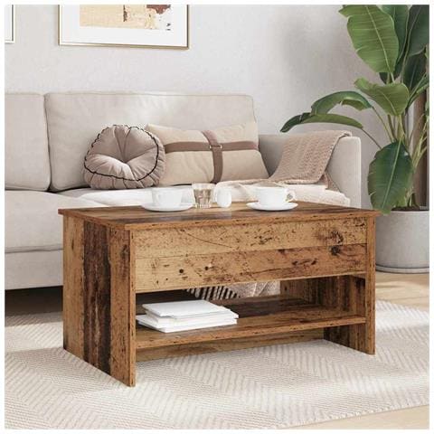 Tavolino da salotto Legno vecchio 80 x 50.5 x 41.5 cm - Foto 2