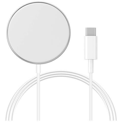 Caricatore Magnetico Magsafe 15w Per Iphone 17 Pro Max, Bianco - Foto 5