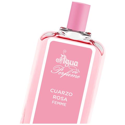 Acqua Di Profumo Cuarzo Rosa Per Donna 150ml Fiori Fruttati, Rosa - Foto 2