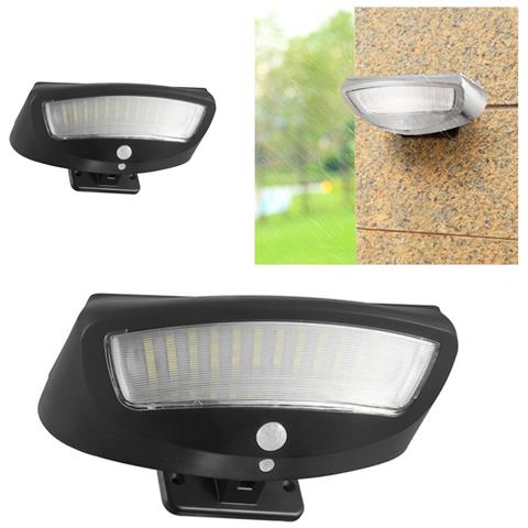 Lampada Da Parete Solare Con Sensore Di Movimento Per Illuminazione Esterna Domestica White - Foto 4