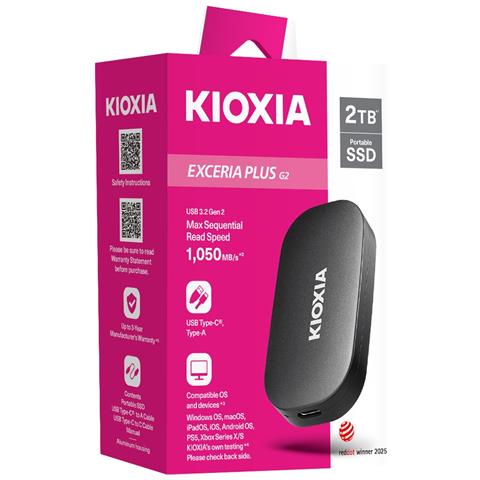 Exceria Plus G2 500 GB USB tipo-C 3.2 Gen 2 (3.1 Gen 2) Nero - Foto 7