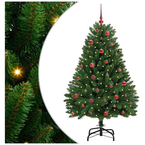 Albero di Natale artificiale Verde 150 cm PVC e Metallo - Foto 1