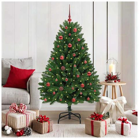 Albero di Natale artificiale Verde 150 cm PVC e Metallo - Foto 2