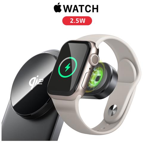 Stazione Di Ricarica Qi2 3 In 1 Per Iphone Magsafe / Airpods / Watch Pieghevole, Nero - Foto 5