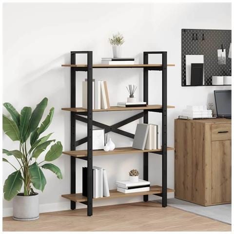 Libreria Rovere artigianale 100 x 33,5 x 140 cm - Foto 2